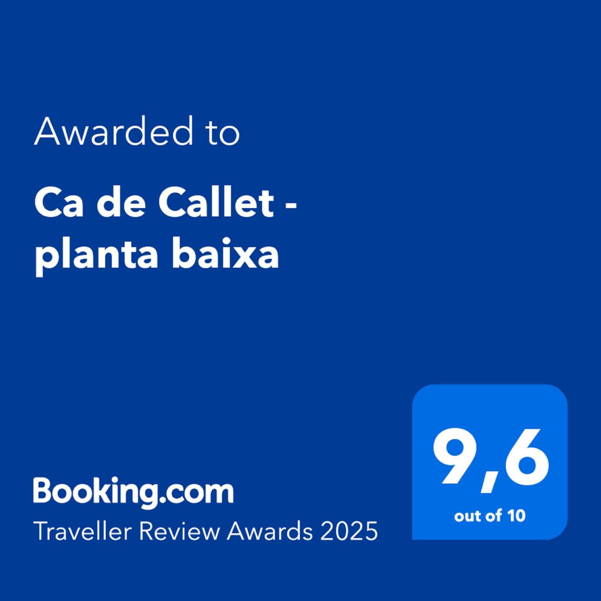Ca De Callet - Planta Baixa Estación Exteriör bild